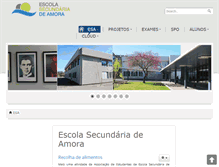 Tablet Screenshot of esec-amora.pt